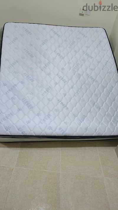 Danube home freeze cool medicated King Mattress used for a short time