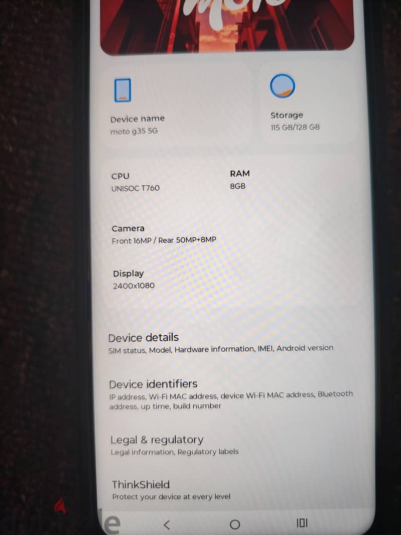 Motorola Moto G35 1