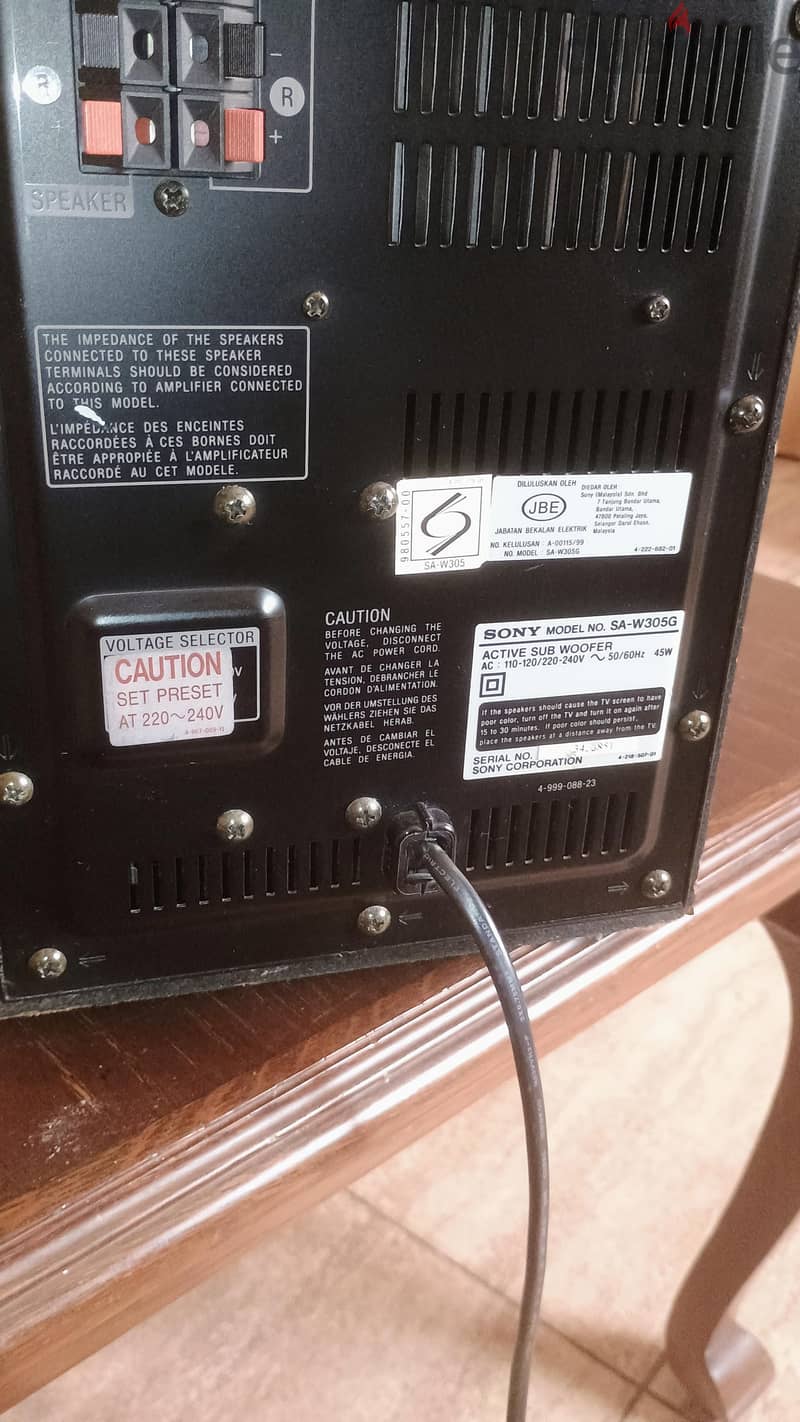 Sony Subwoofer for Sale 4