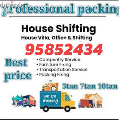 Muscat Movers and packers House office furniture fixing bast transport