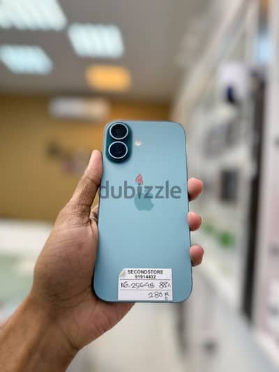 Apple - iPhone 16/16 Plus 256 GB - ايفون - Good device for sale