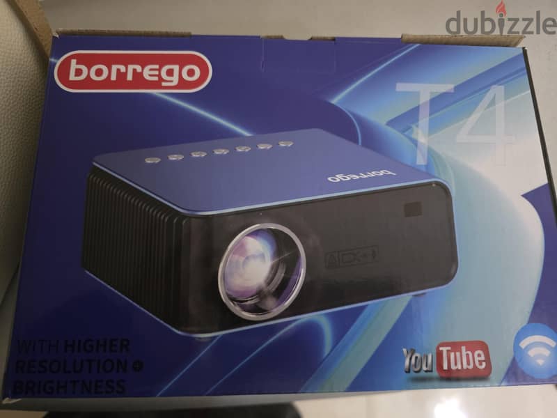 BRAND NEW BORREGO T4 HD SMART PROJECTOR 2
