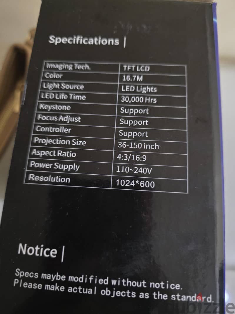 BRAND NEW BORREGO T4 HD SMART PROJECTOR 3