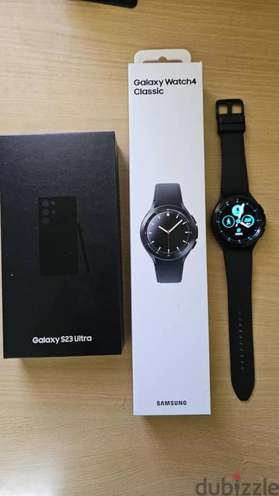 Samsung S23 Ultra 12/512gb with samsung watch 4 classic