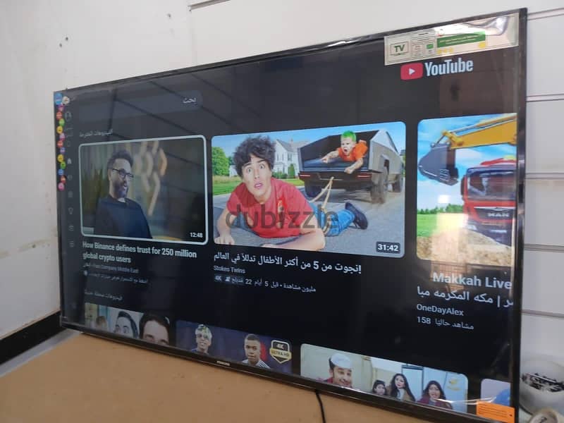 Samsung 4k Android led tv 65" 1