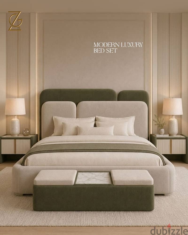 Modern Luxury Beds – Custom Made in Muscat Oman & Sky Bed 7