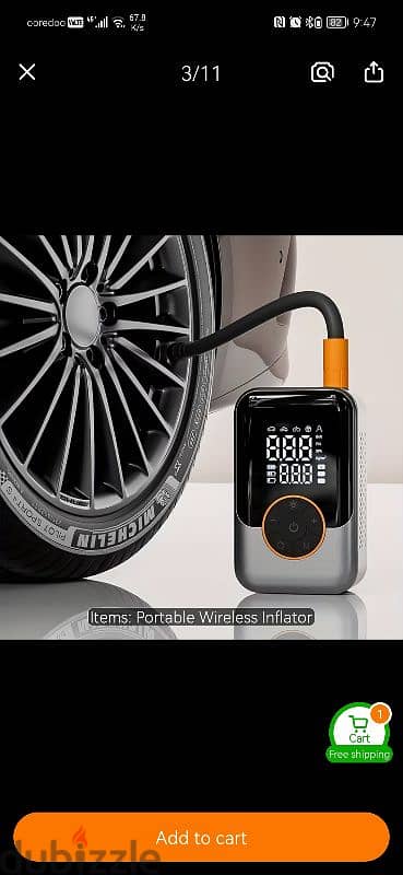 Tire pressure inflator 5
