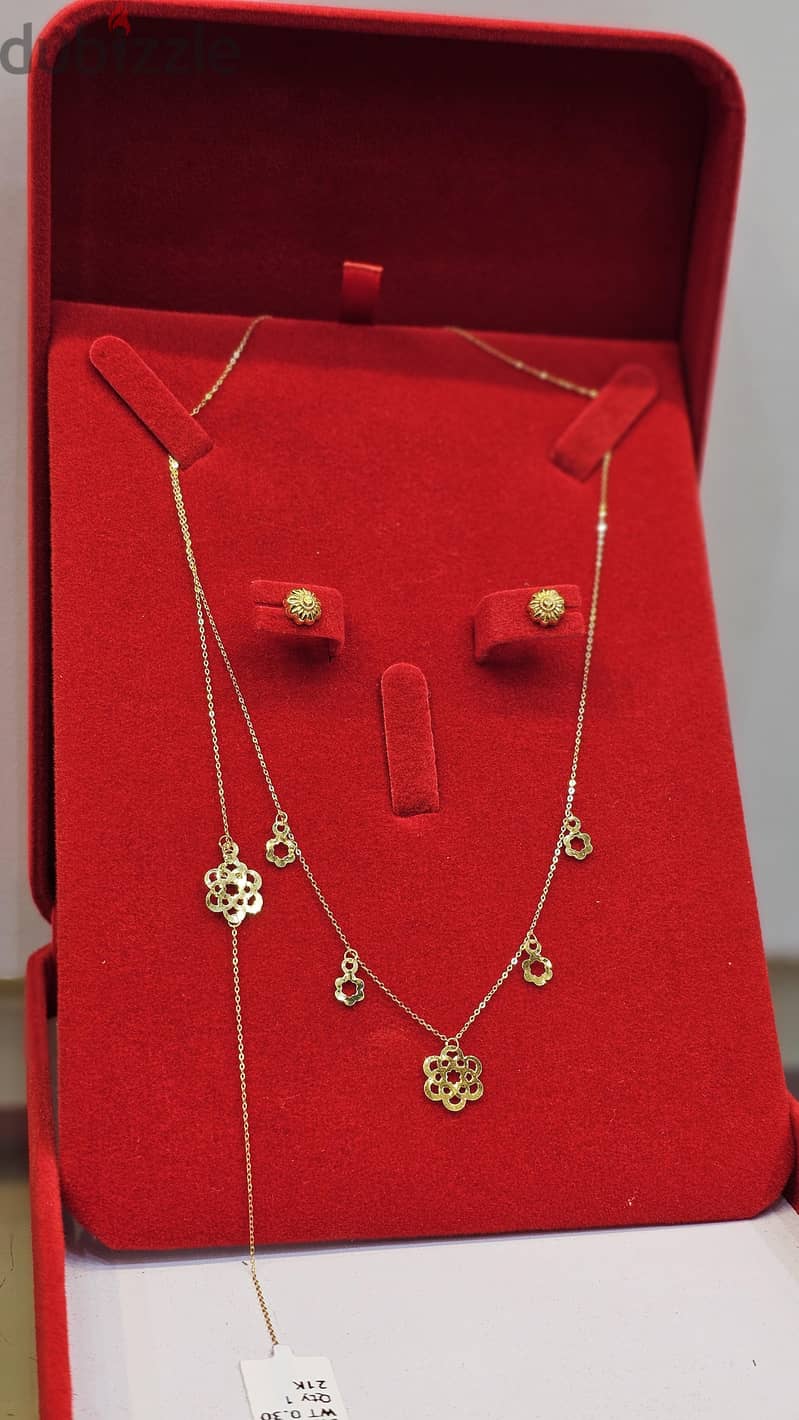 Gold set 21k orignal gold 4