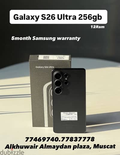 Samsung S26 Ultra 256GB 12 Ram amazing condition best price also
