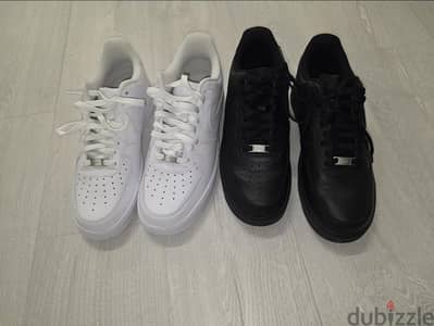 Genuine Nike black & White shoes