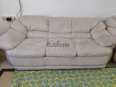 Sofa 3+2+1 with Wood center table from home center