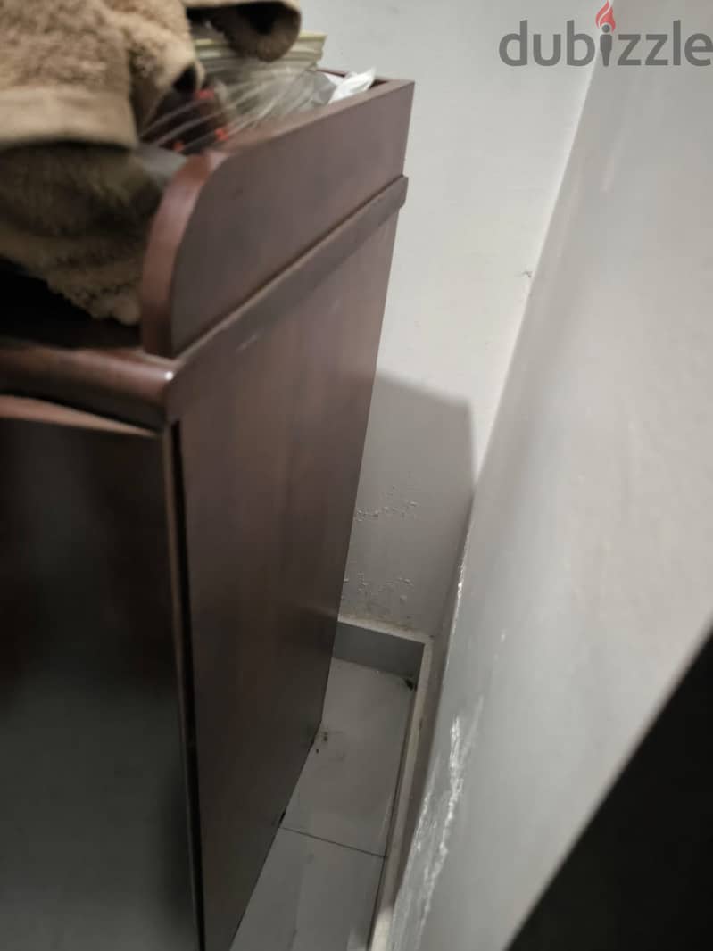Dark Wood Multi-Compartment Storage Cabinet 2
