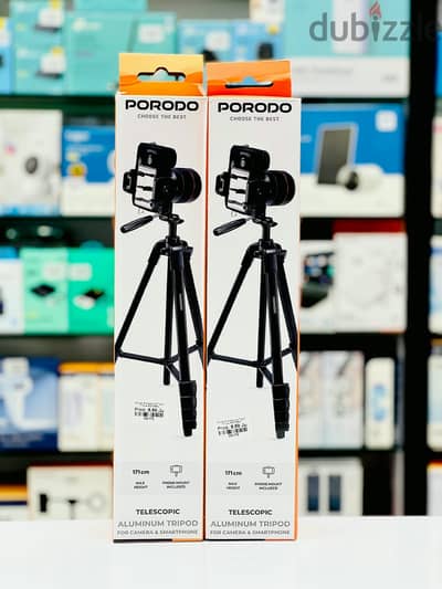 Brand New Porodo Tripod 171cm in Oman | Secure Grip | Call: 94333521