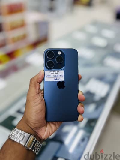 iPhone 15 Pro 128GB 95% Battery blue color. Excellent condition
