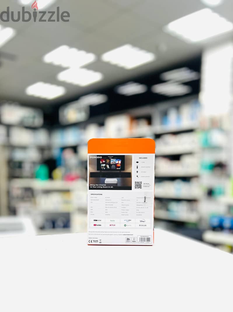 Brand New Porodo Echobox Android TV box in oman | App Access 1