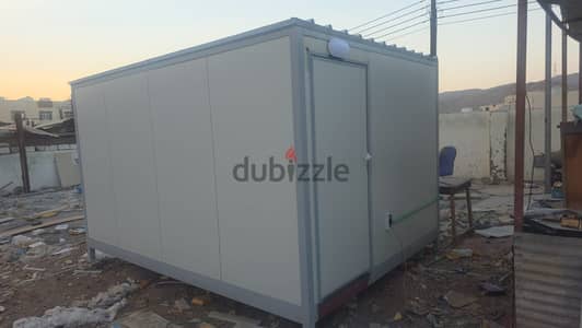 98164264 Brand new security room with toilet of sandwich panel 4x3 meters
