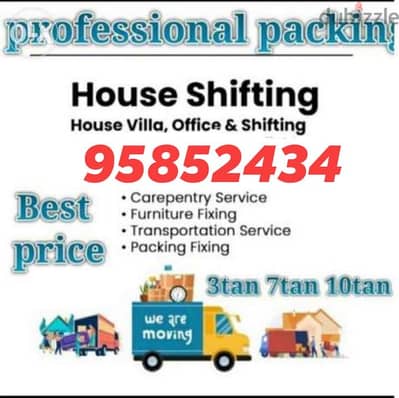 Muscat Movers and packers House office furniture fixing bast transport