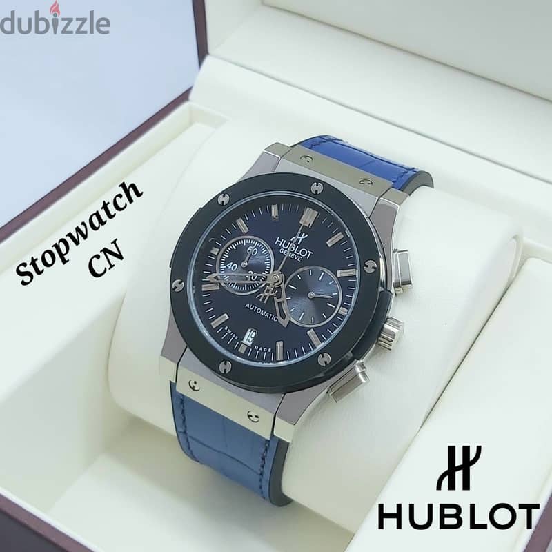 Automatic & Chronograph Leather Watch – OMR 35 2