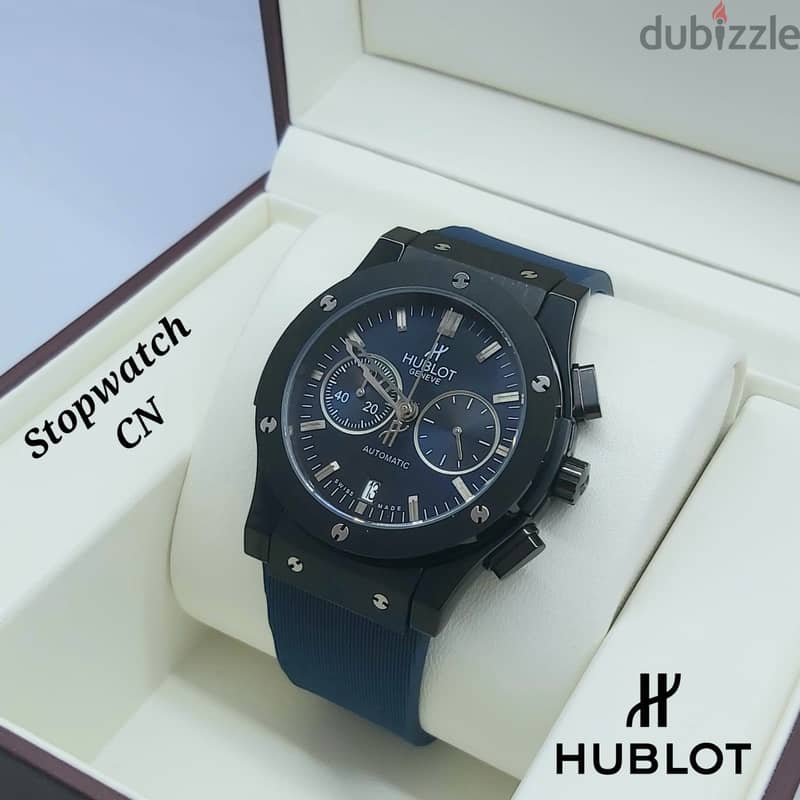 Automatic & Chronograph Leather Watch – OMR 35 3