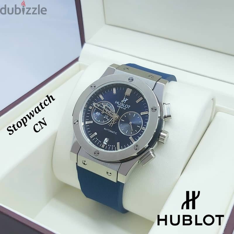 Automatic & Chronograph Leather Watch – OMR 35 7