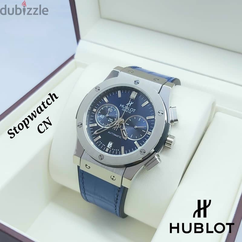 Automatic & Chronograph Leather Watch – OMR 35 8