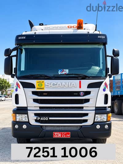 Scania P400 heavy-duty truck for sale in Oman