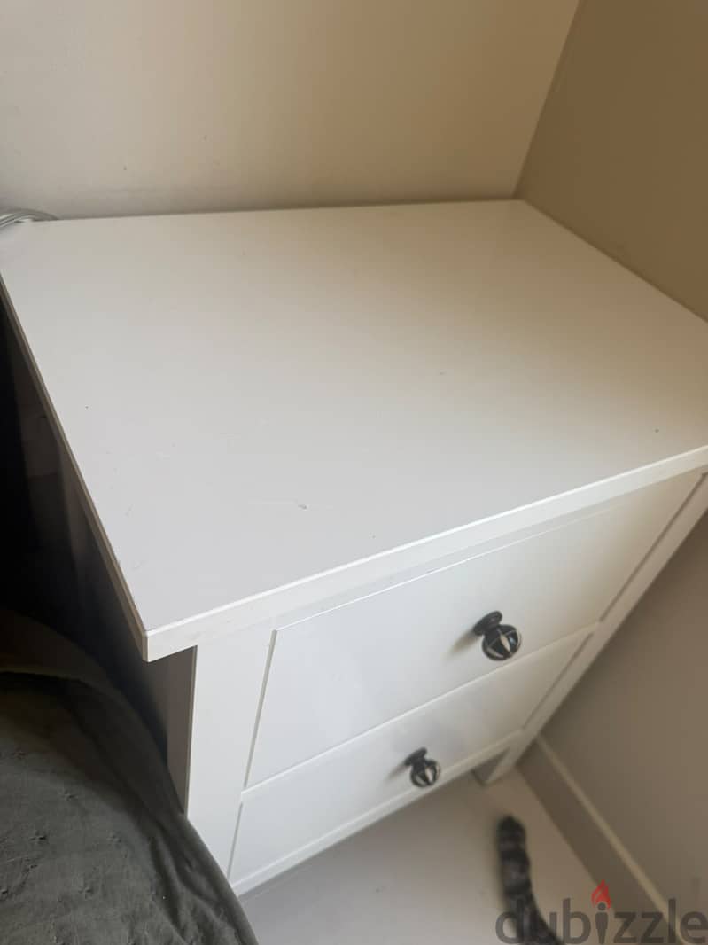 Bedside Table with drawers - IKEA 1