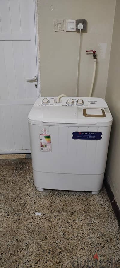 fridge and washing