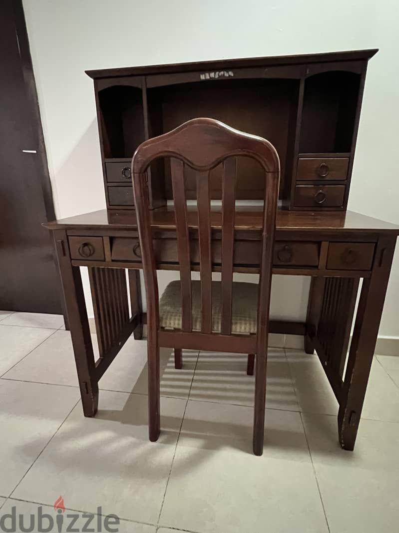 STUDY TABLE FOR CHILDREN + CHAIR + BOOK SHALF + RACK 1