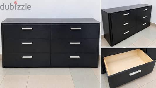 Black Chest of Drawers