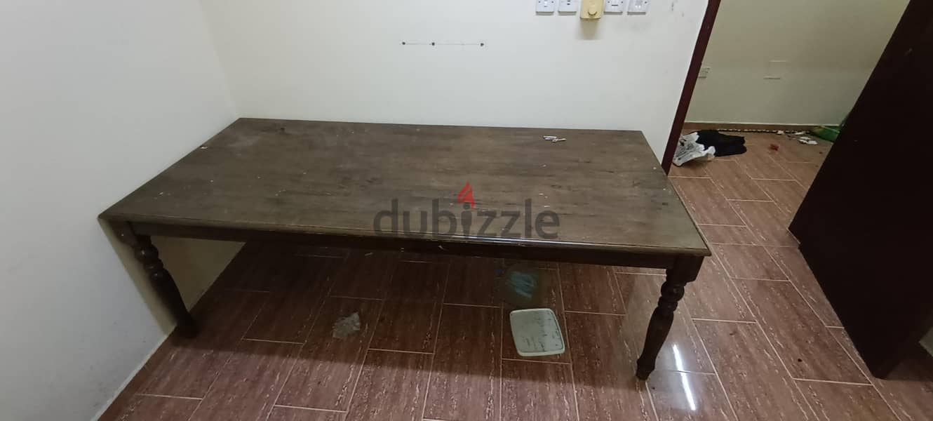 dining table big size Neet and clean heavy duty 1 good condition no 1