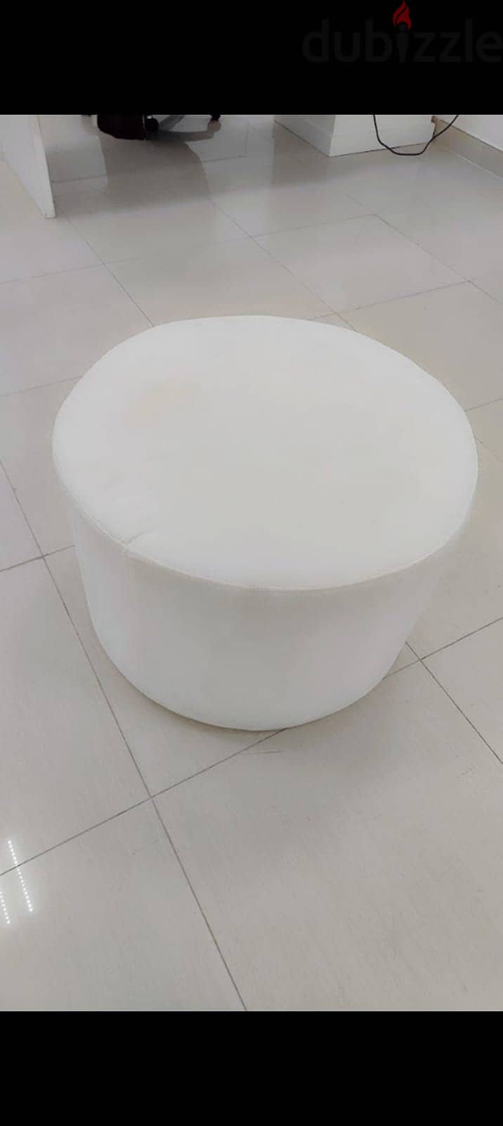 6 seater custom made luxury white sofa set with round table 4