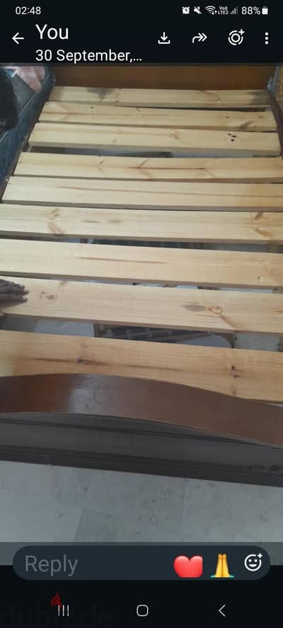 double cot with matress