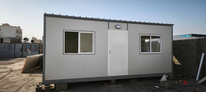 98164264 Brand new security room with toilet of sandwich panel 6x2.4 meters