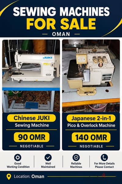 Sewing machine For sell