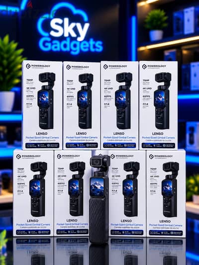 Brand New Powerology Lenso gimbal camera in oman | Secure Grip