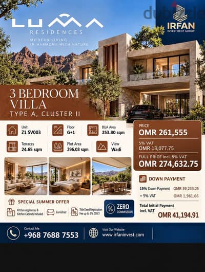 3-Bedroom Luxury Villa | LUMA Residences