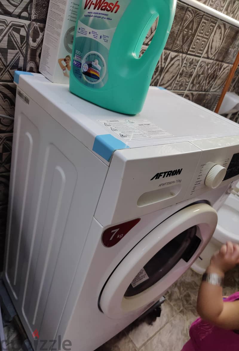 AFTRON 7KG FRONT LOAD WASHING MACHINE 2