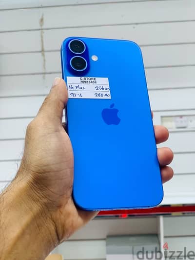 Apple - iPhone 16 Plus -256 GB - Good working device ايفون
