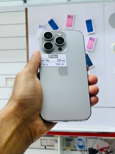 Apple - iPhone 16 Pro -128 GB - Awesome working performance ايفون