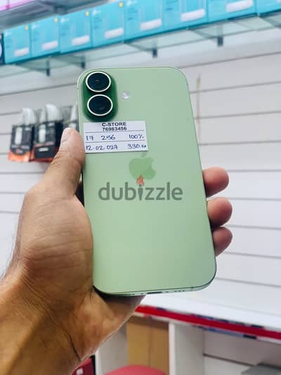Apple - iPhone 17 -256 GB - 100% Battery - Nice working ايفون