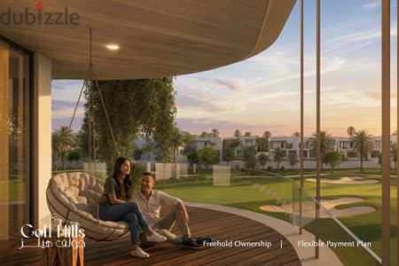 شقة غرفتين بإطلالة على ملعب الجولف بالتقسيط | Golf Hills – مسقط