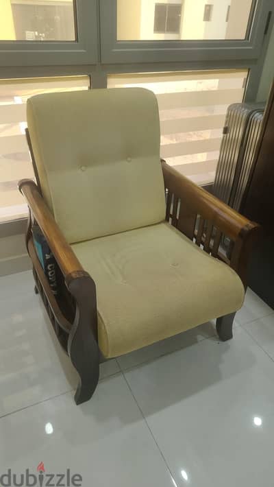 Wooden Sofa Set 5 seater 3+1+1