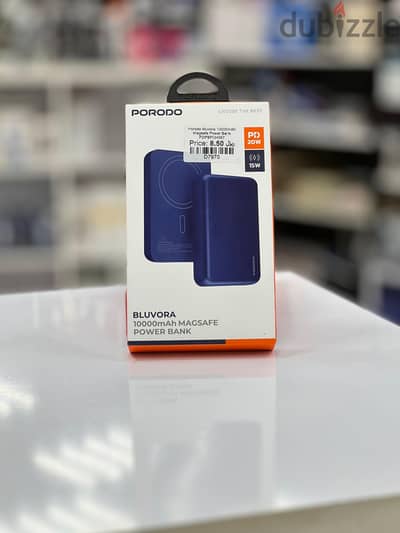Brand New Porodo Bluvora Power Bank in Oman | 10000mAh Capacity