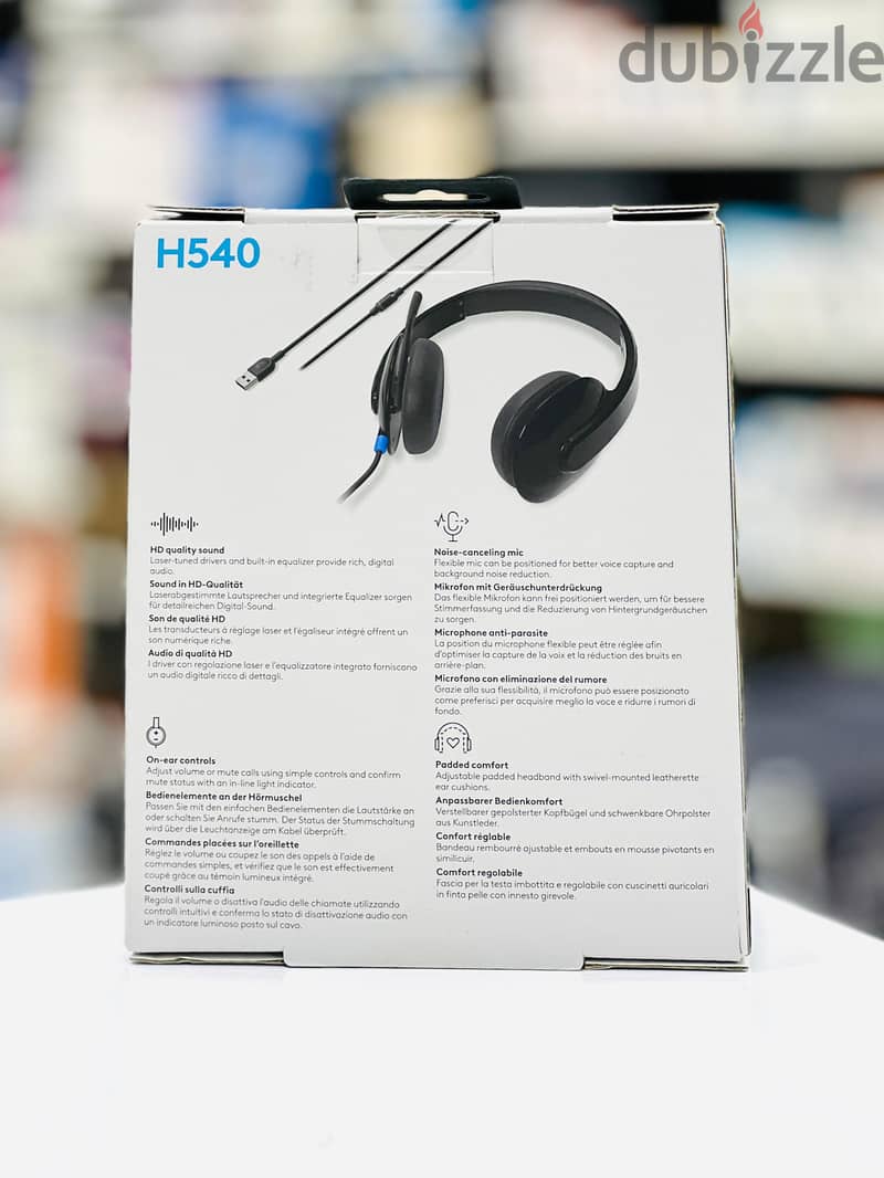 Brand New Logitech H540 Headset in Oman | Powerful Audio 2