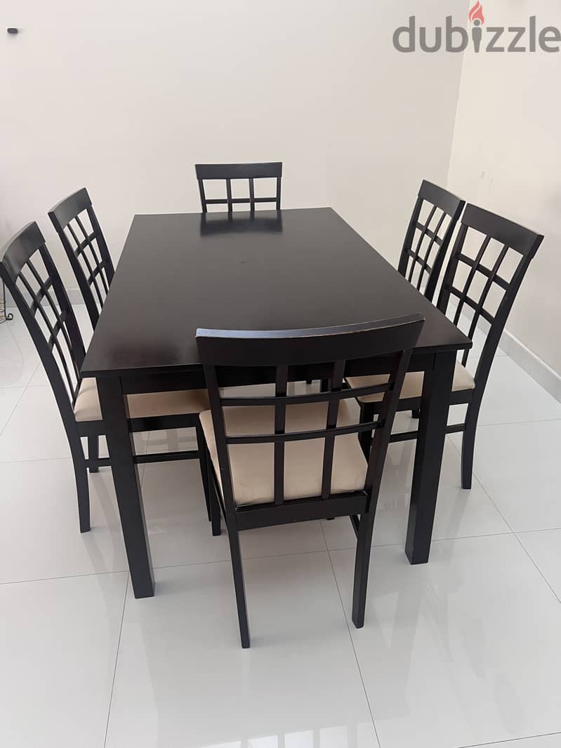 6 Seater Dining Table Set 2