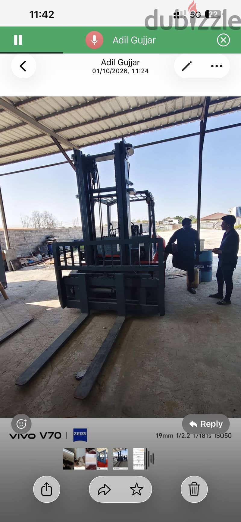 Toyota and Maxton for rental forklift 1