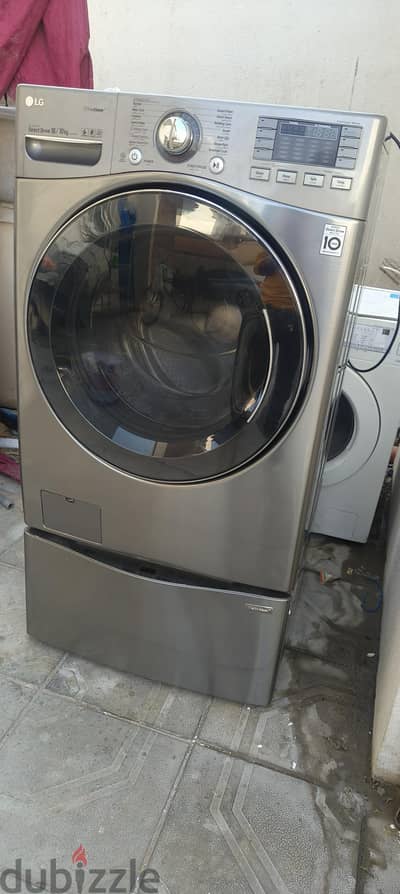 lg washing machine 18 /10 kg washing machine in good condition