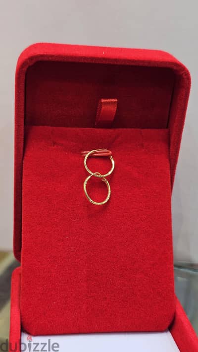 Gold Earrings 21k orignal gold