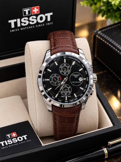 Tissot Chrono working premium copy watch